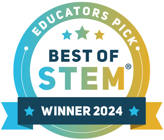 Best of STEM 2024 Winner badge with Educators Pick label