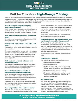 FAQ for Teachers - cover