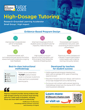 About High-Dosage Tutoring - cover