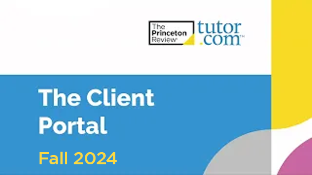 Tutor.com Client Admin Portal Training Thumbnail