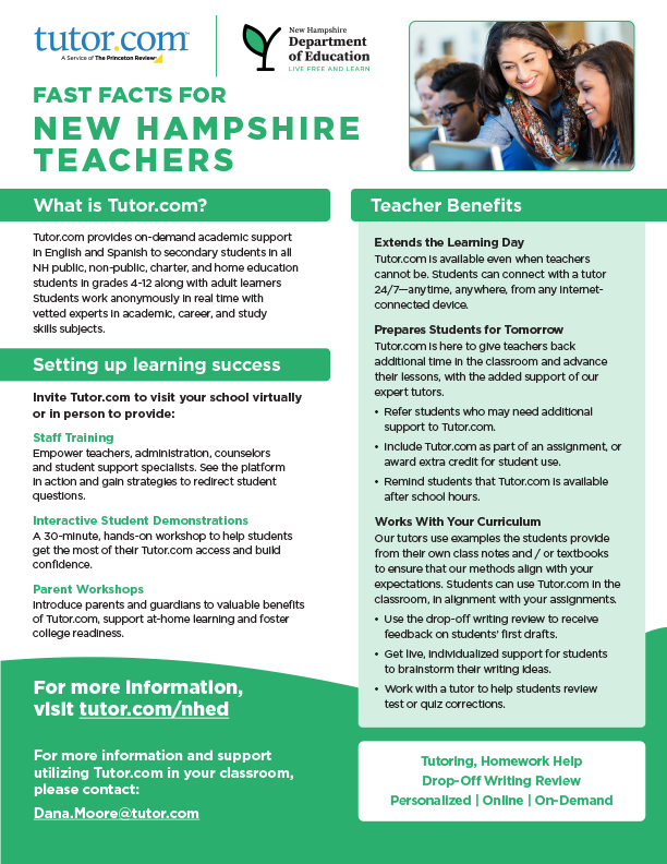 Thumbnail for Fast Facts for New Hampshire Teachers