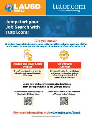 Jumpstart your job search with Tutor.com
