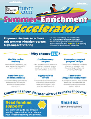 Summer Enrichment Accelerator (HDT)  - cover